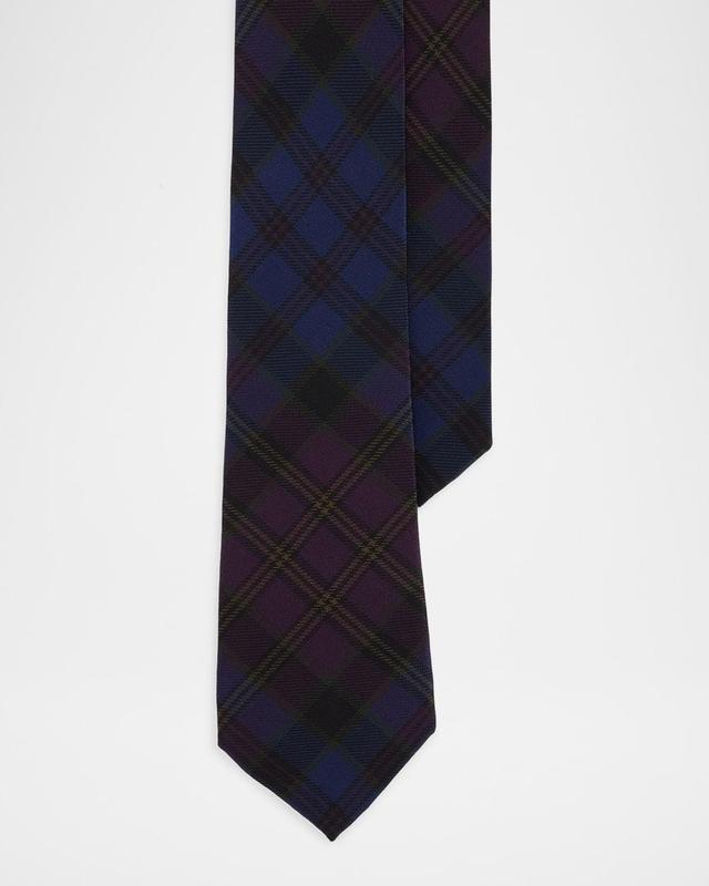 Mens Plaid Silk Tie Product Image