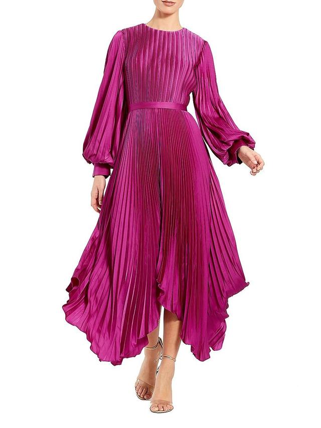 Womens Ieena Pleated Midi-Dress Product Image