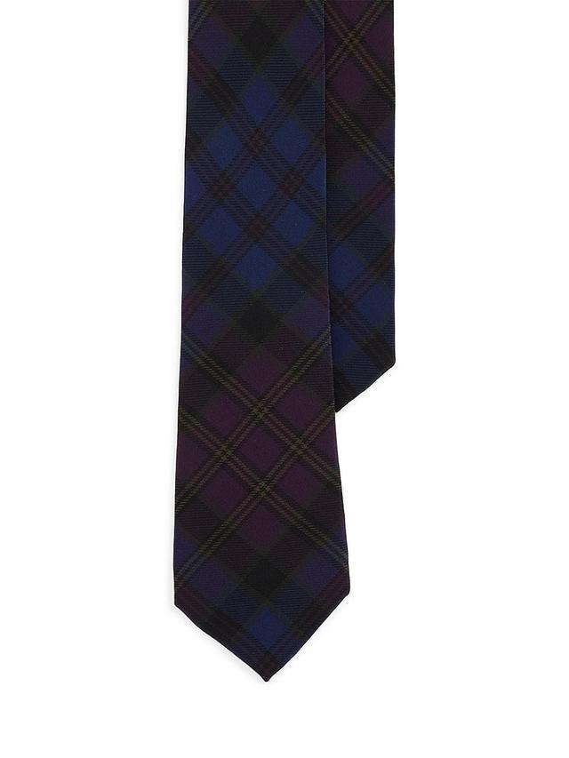 Mens Tartan Silk Tie Product Image