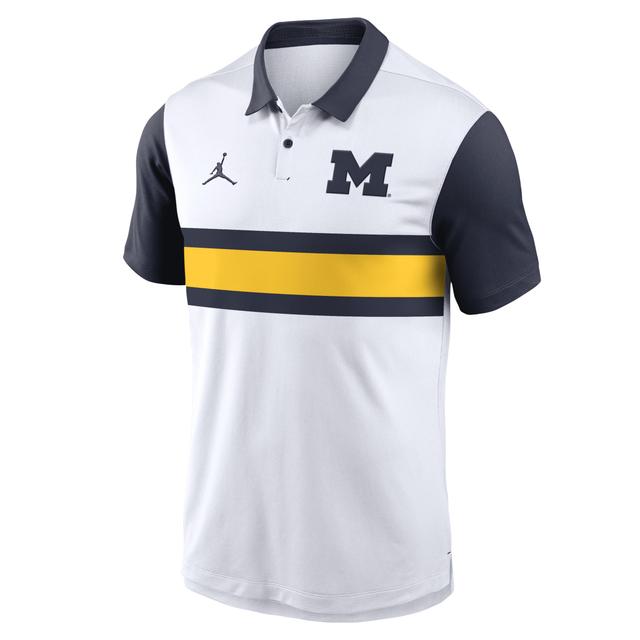 Men's Michigan Wolverines Primetime Campus Vapor Jordan Dri-FIT College Polo Product Image