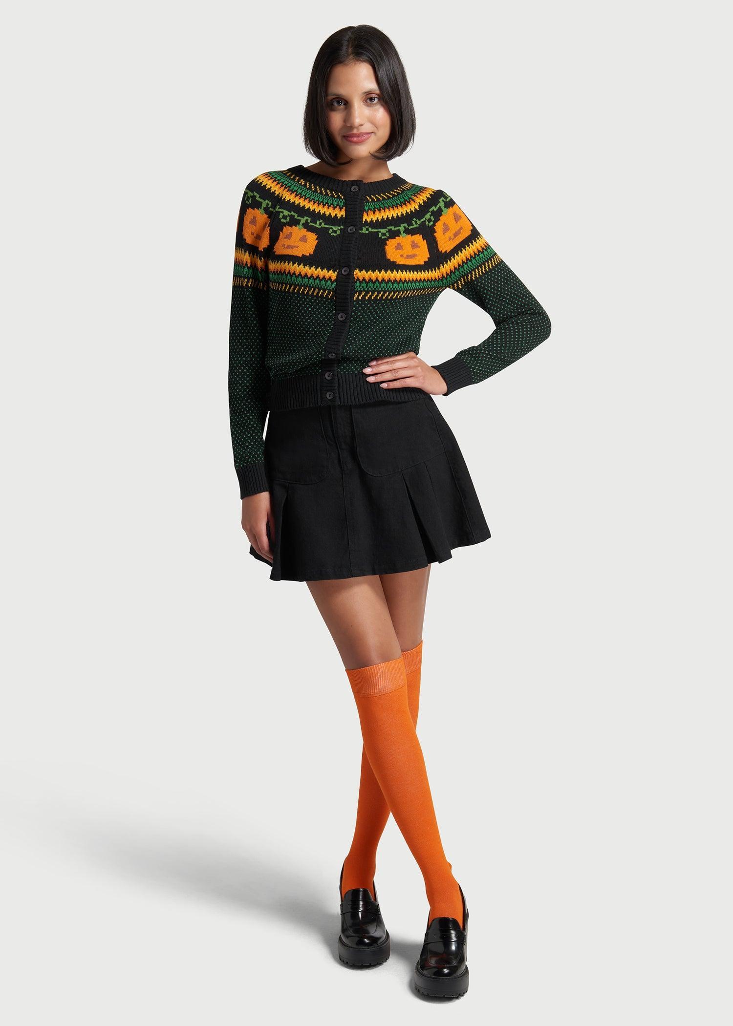 Give 'Em Pumpkin To Talk About Fair Isle Cardigan Product Image