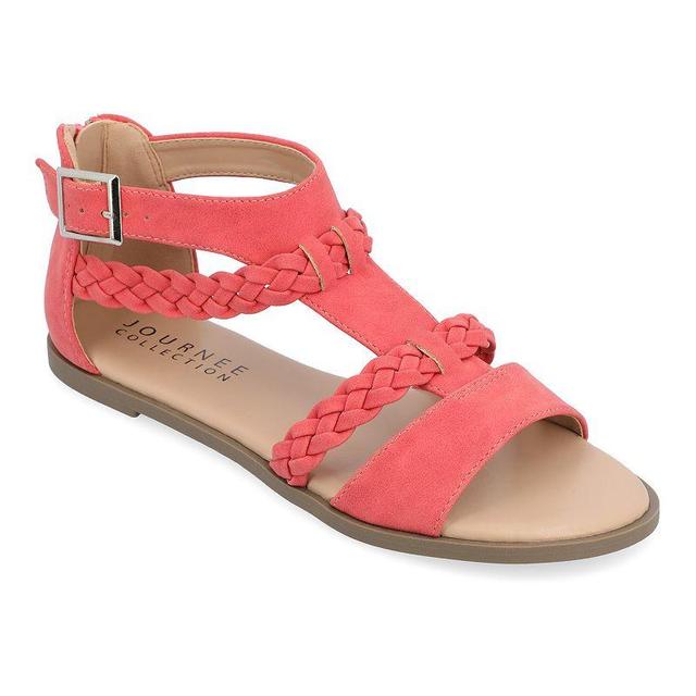 Journee Collection Florence Womens Sandals Pink Product Image