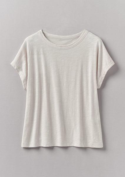 Alda Organic Cotton Easy Tee | Pebble product image