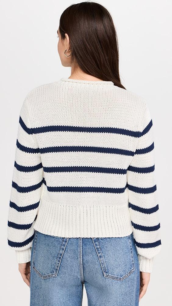 En Saison Helena Striped Sweater | Shopbop Product Image