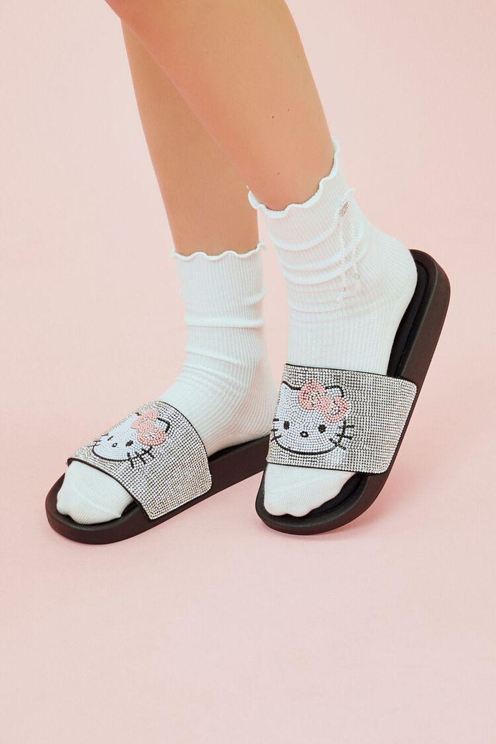 Hello Kitty Rhinestone Slide Sandals | Forever 21 Product Image