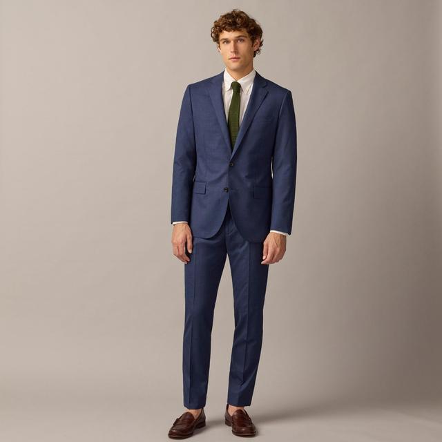 Ludlow Slim-fit suit jacket with double vent in Italian wool Product Image