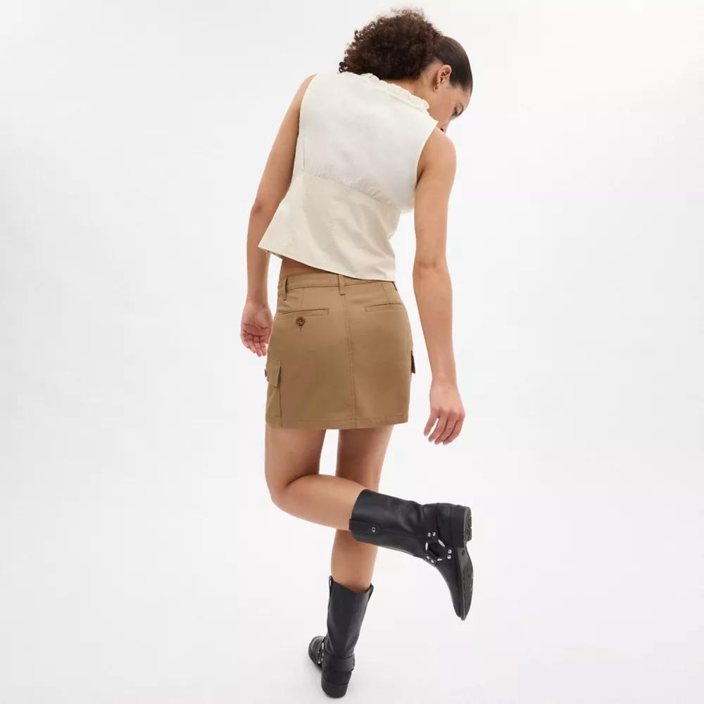 Cargo Skirt In Organic Cotton Product Image