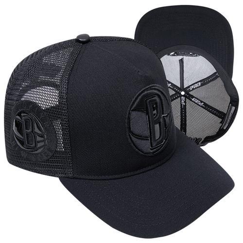 Pro Standard Mens Nets Black Out Classic Trucker - Black/Black Product Image