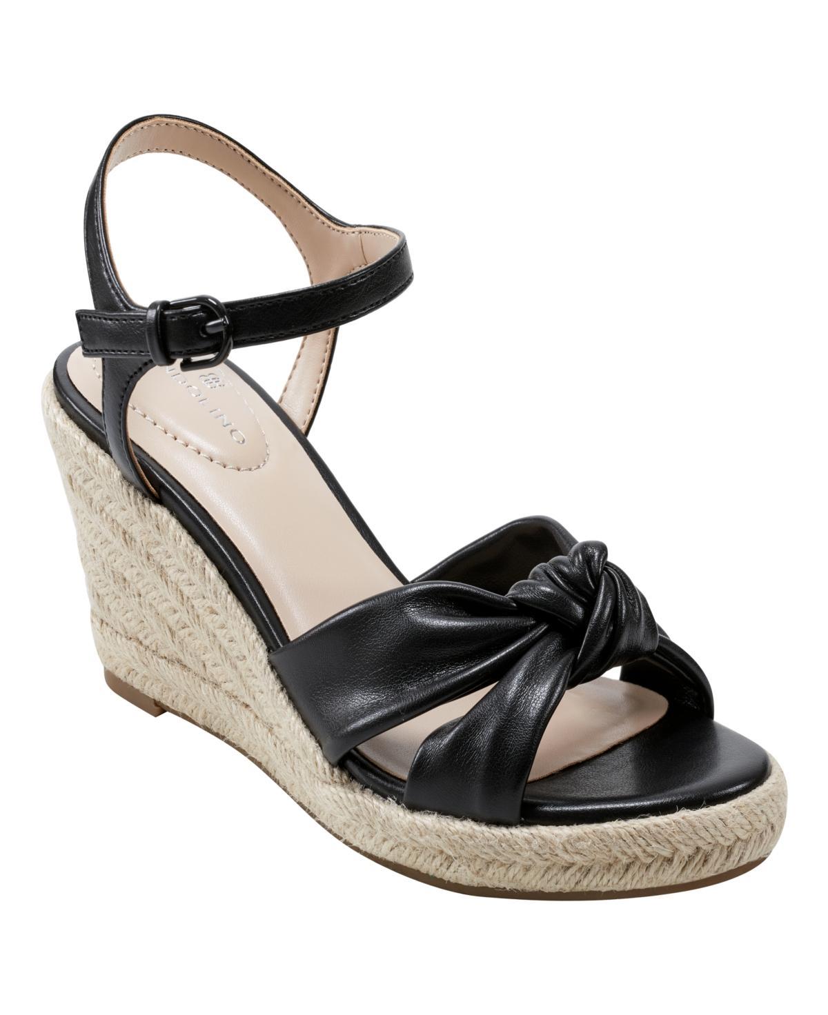 Bandolino Womens Justyne Espadrille Knot Wedge Sandals Product Image