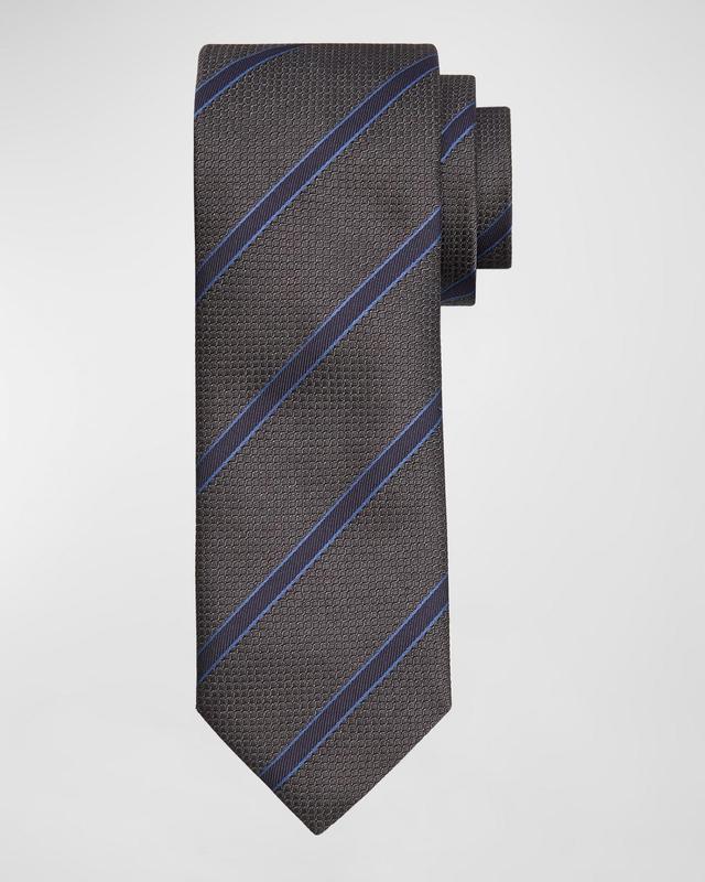 Men's Silk Regimental Stripe Tie Product Image