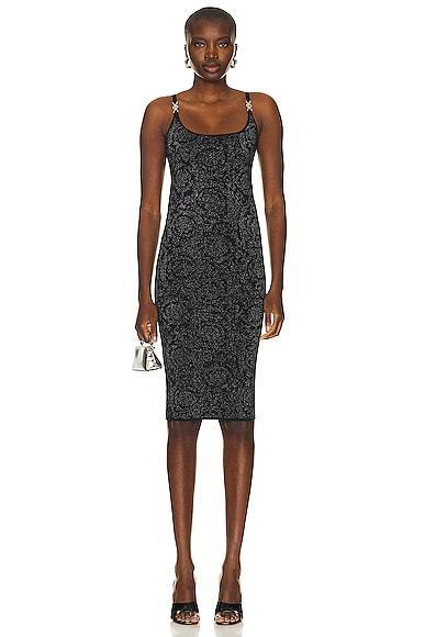 VERSACE Knit Dress Black. (also in 36, 38). Product Image