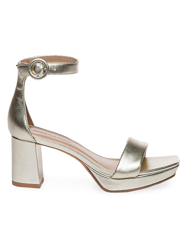 BERNARDO FOOTWEAR Carla Square Toed Ankle Strap Sandal Product Image