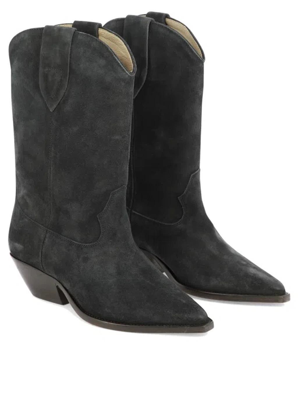 Duerto Leather Ankle Boots In Black Product Image