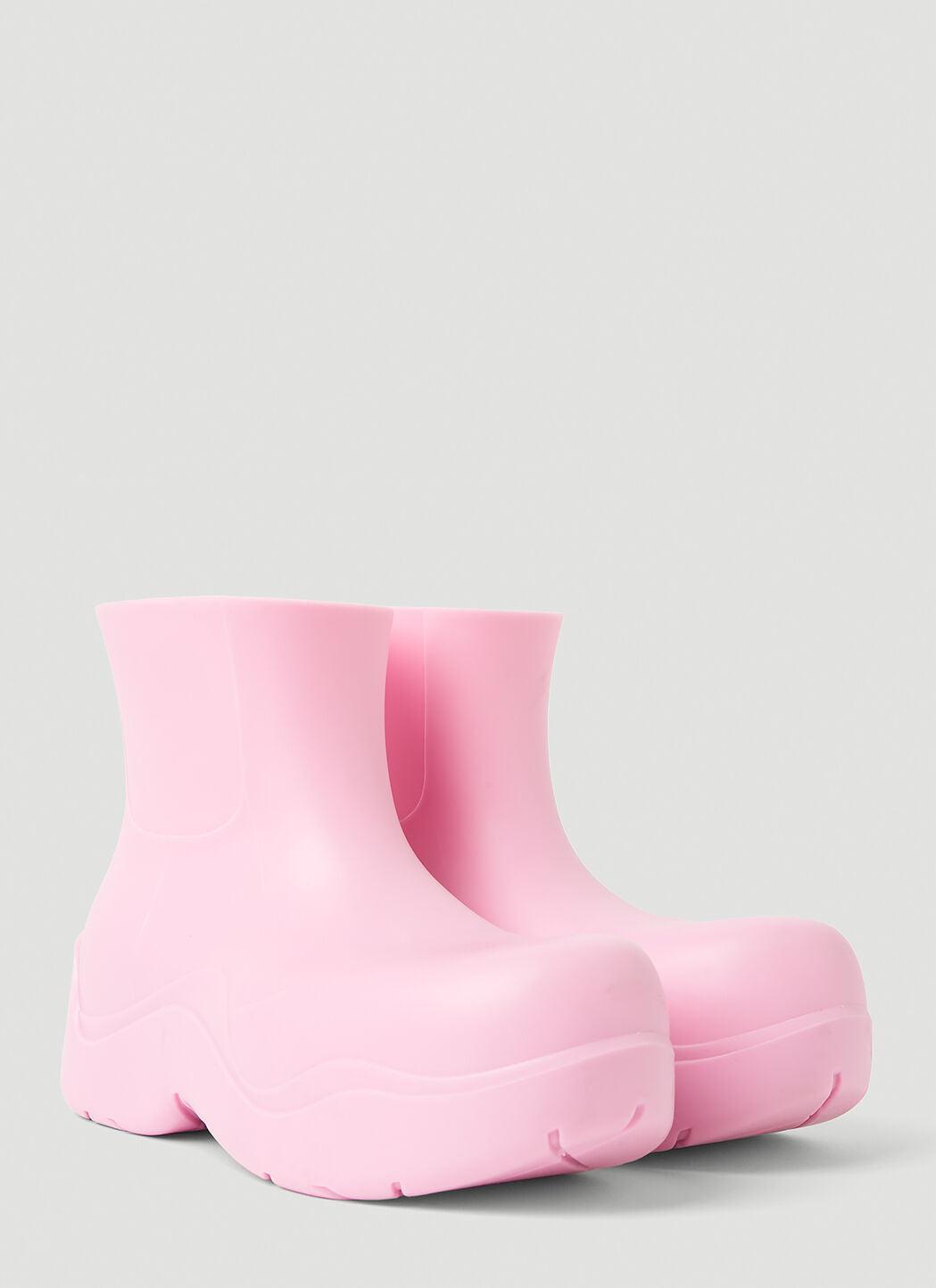 Puddle Rubber Ankle Boots In Pink Product Image