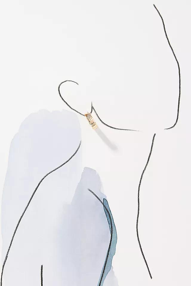 Crystal Hoop Earrings Product Image