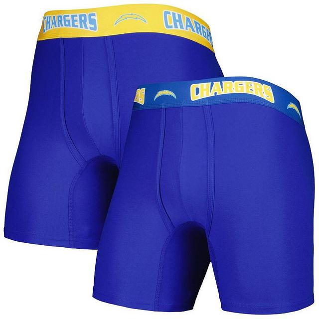 Mens Concepts Sport Royal/Gold Los Angeles Chargers 2-Pack Boxer Briefs Set Product Image