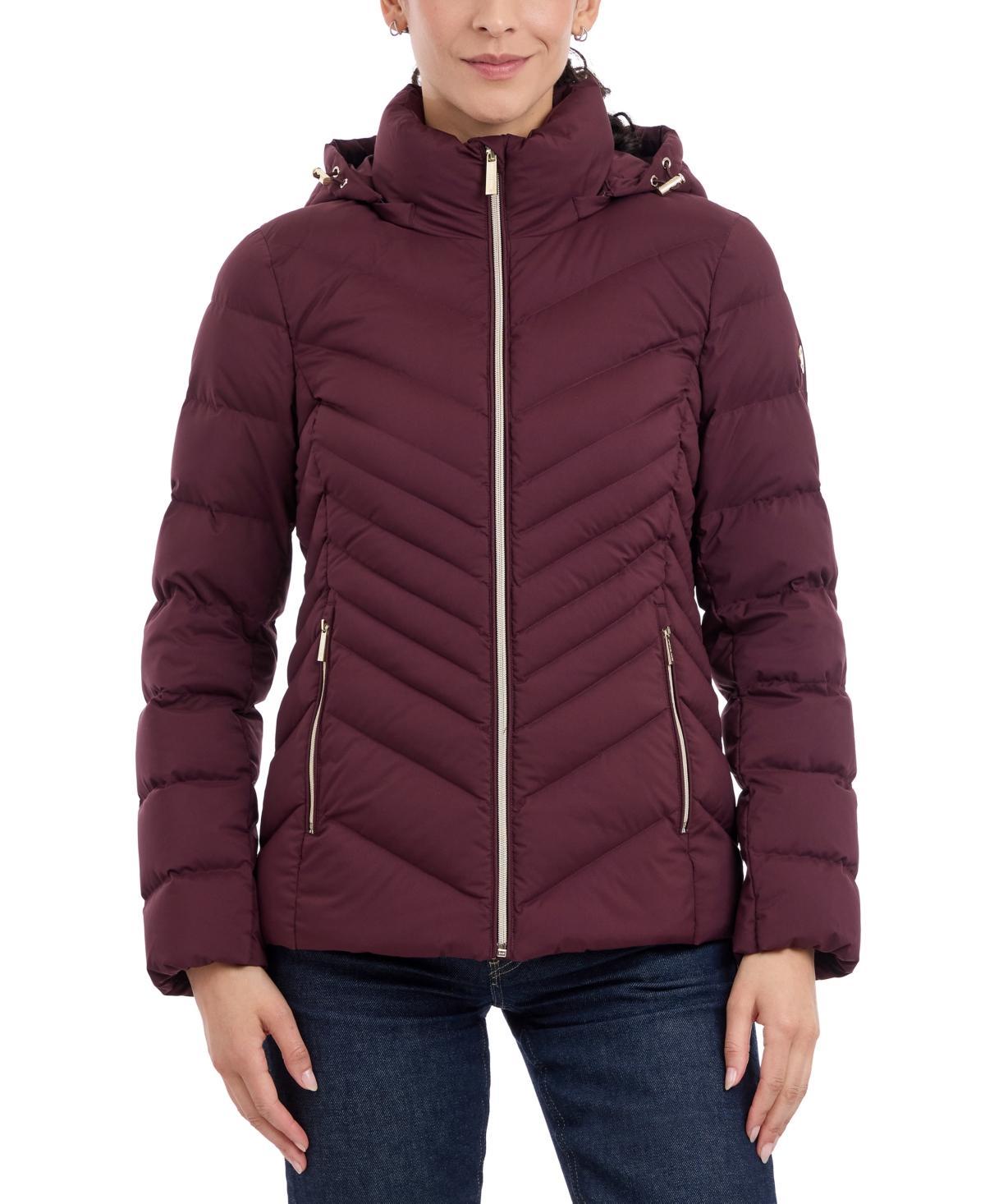 Michael Michael Kors Womens Hooded Packable Down Puffer Coat, Created for Macys Product Image