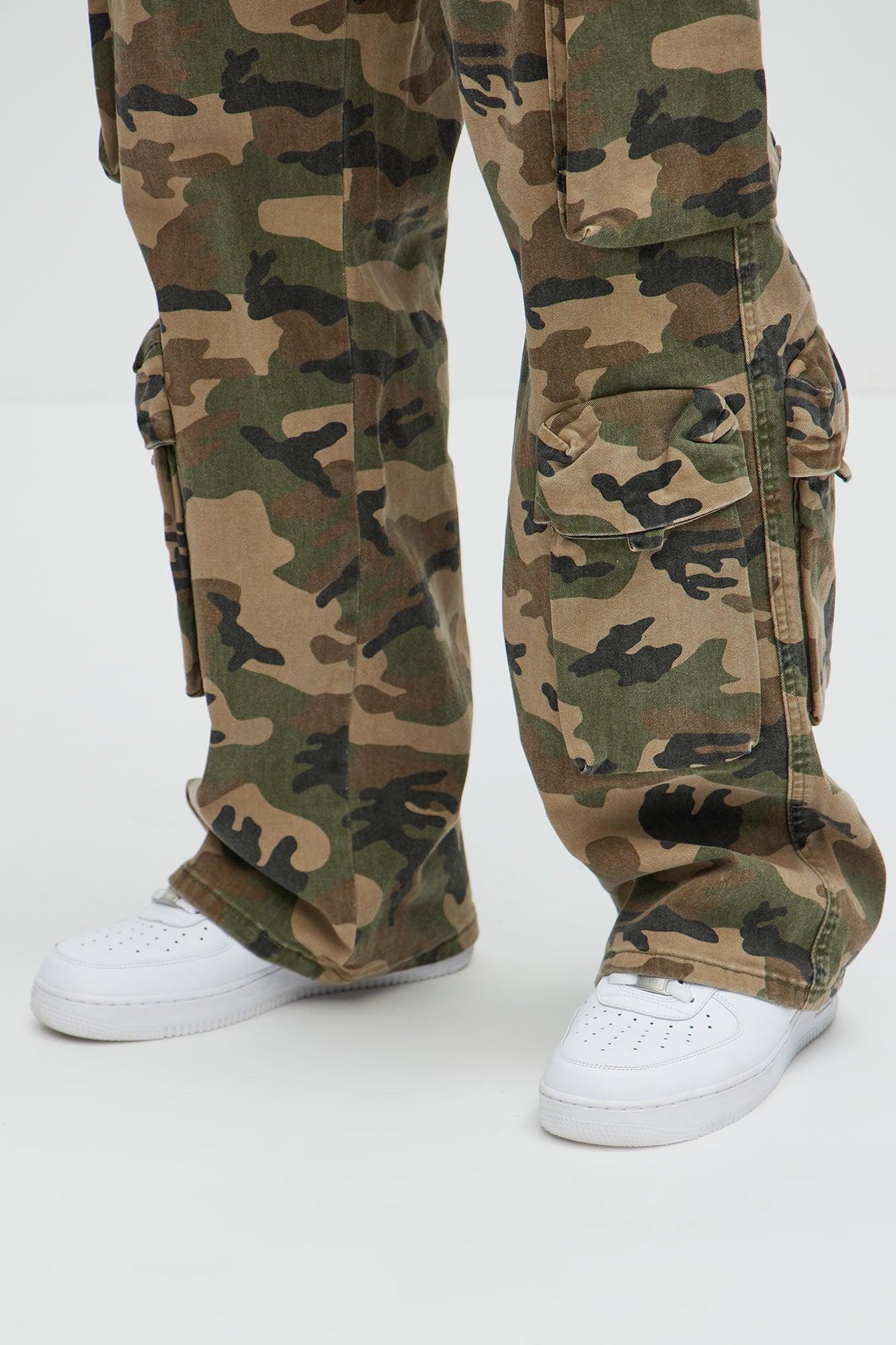 Shane Baggy Cargo Jeans - Camouflage Product Image