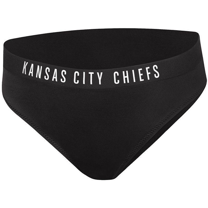 Womens G-III 4Her by Carl Banks Black Kansas City Chiefs All-Star Bikini Bottom Product Image