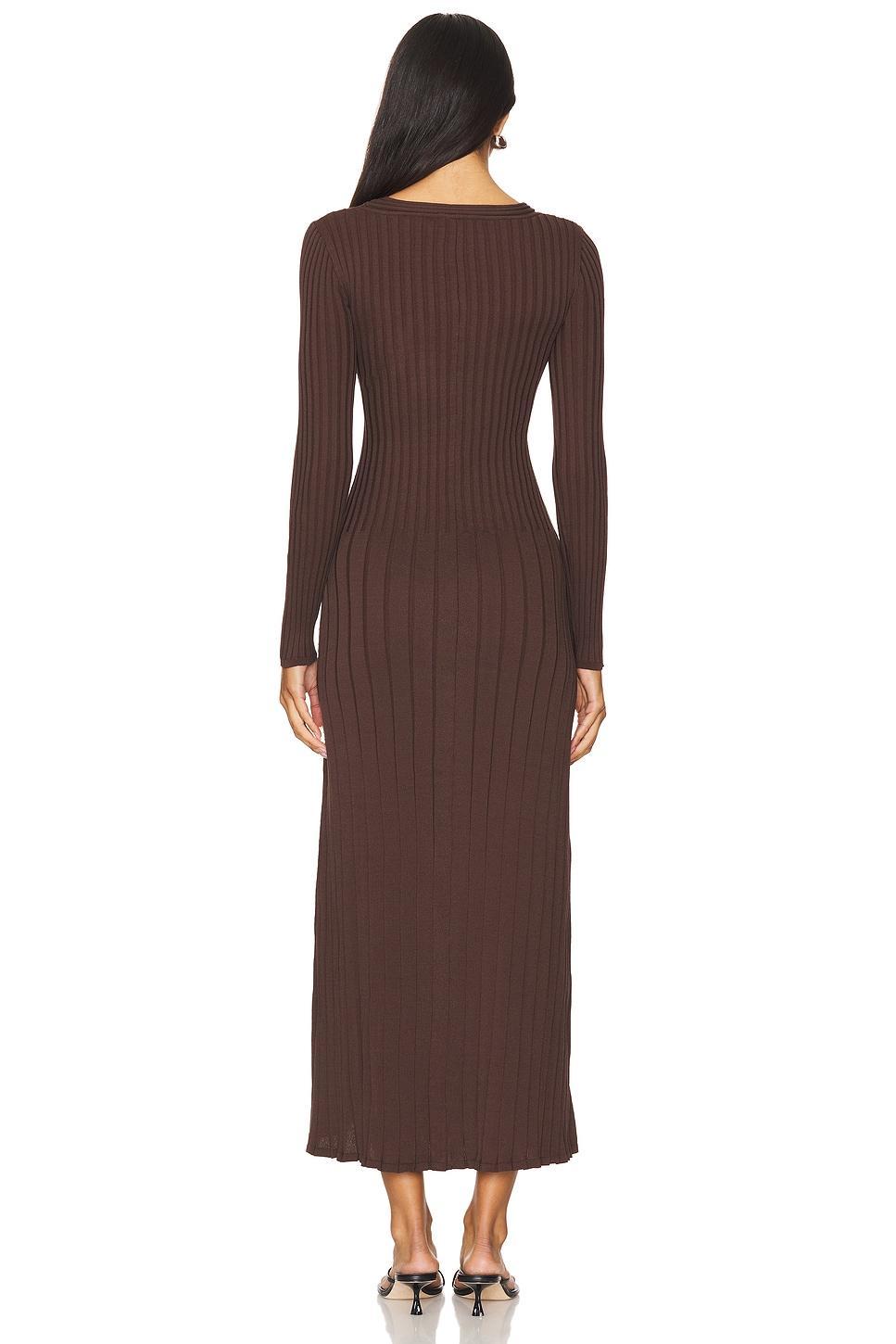 Laced Long Sleeve Midi Dress SOVERE Product Image