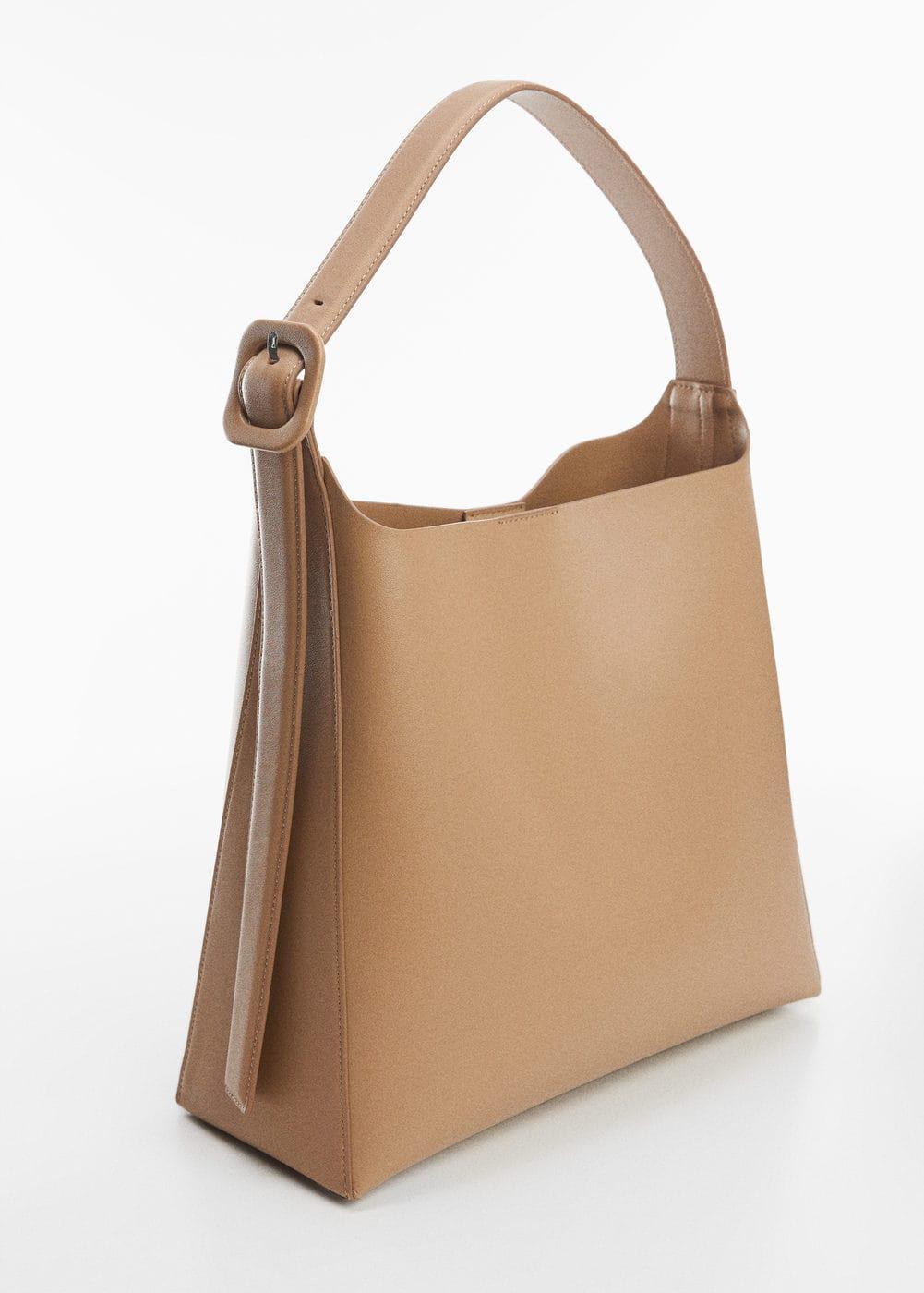 MANGO - Shopper bag with buckle - One size - Women Product Image