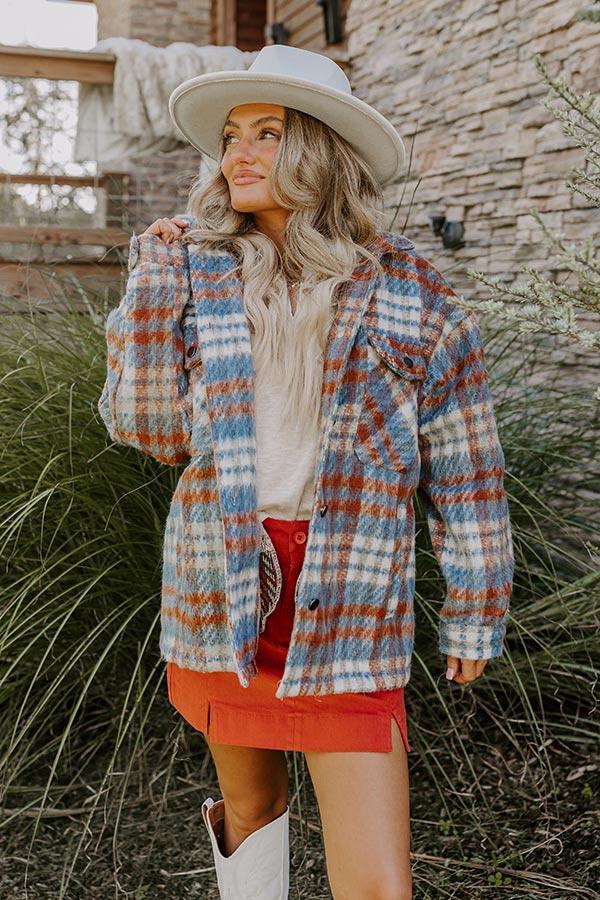 Whistling Woods Plaid Jacket In Riverside Product Image