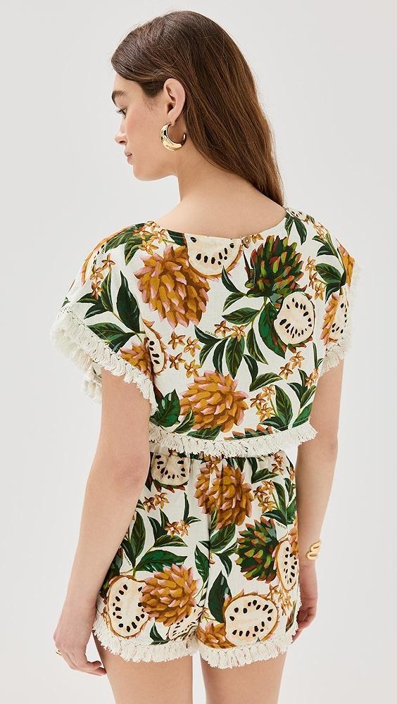 FARM Rio Biriba Off White Blouse | Shopbop Product Image