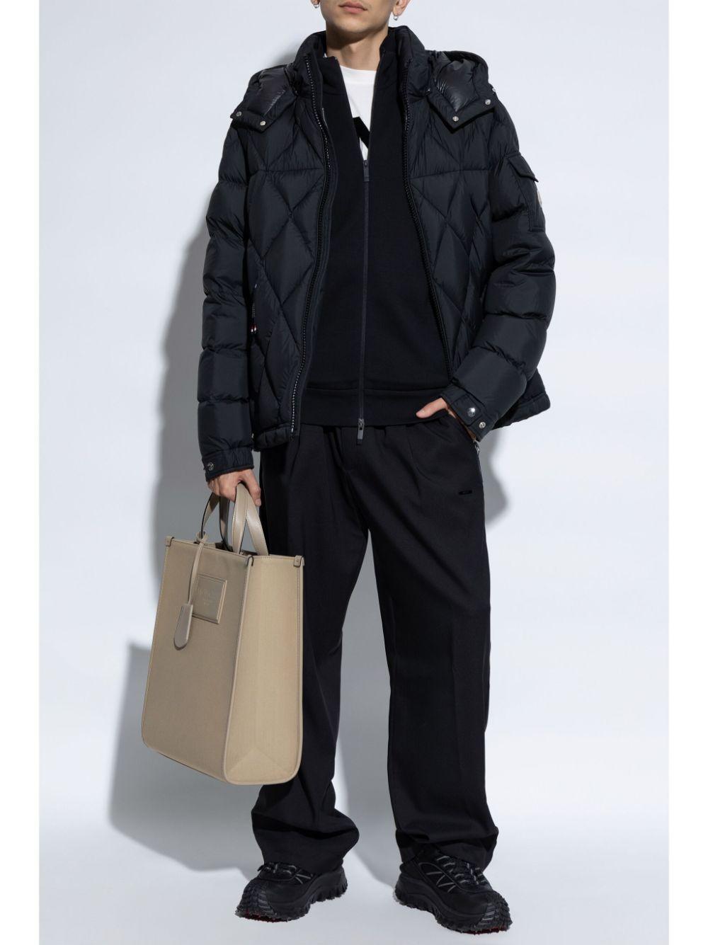 Averole Hooded Short Down Jacket In Black Product Image