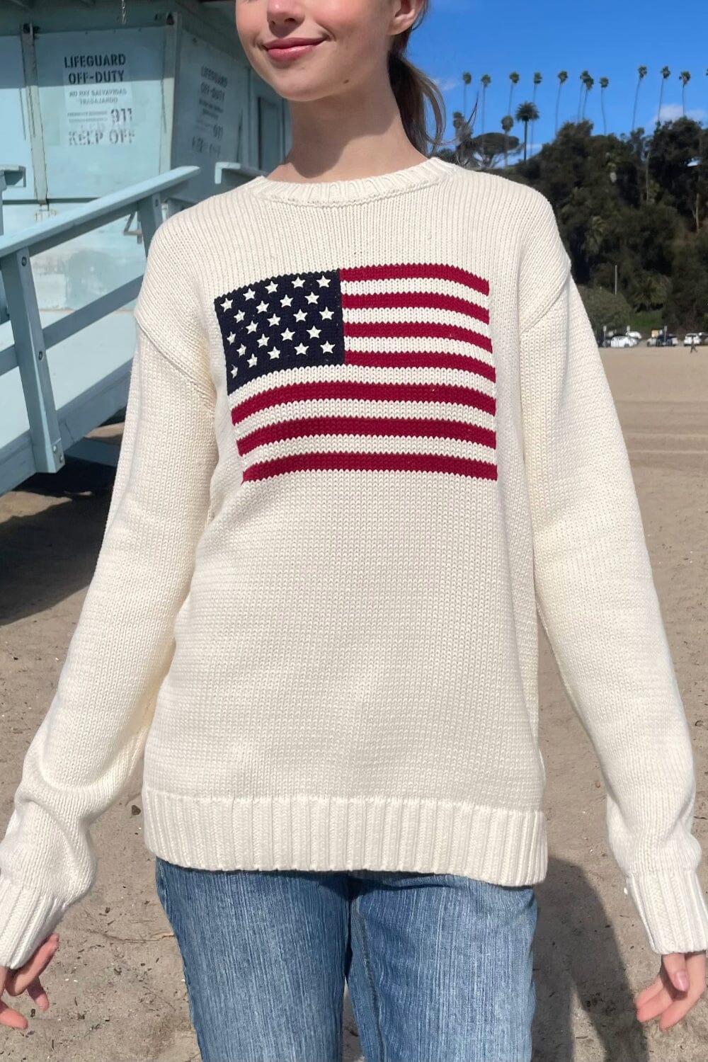 Nico American Flag Sweater Product Image