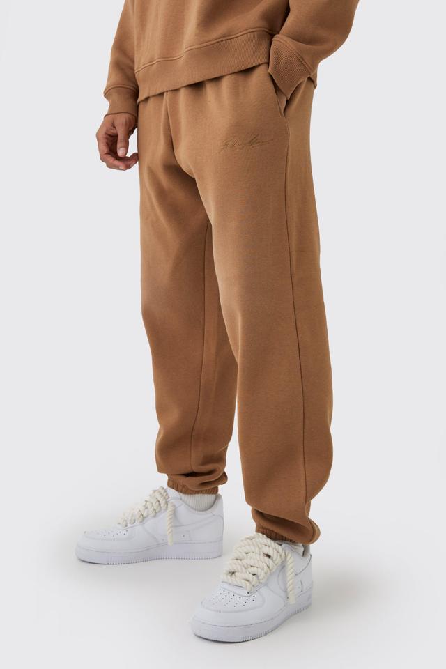 Oversized Man Spray Wash Sweatpants | boohooMAN USA Product Image