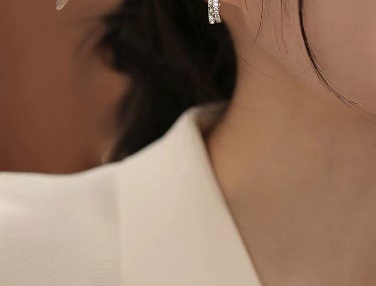 CZ Huggie Earring Product Image