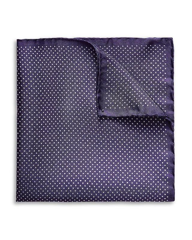 Eton Polka Dot Silk Pocket Square Product Image