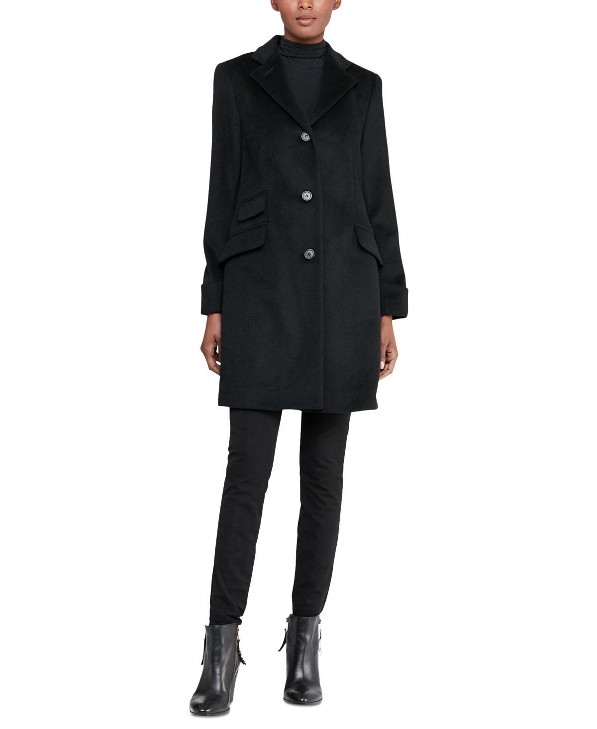 Lauren Ralph Lauren Womens Single-Breasted Walker Coat Product Image