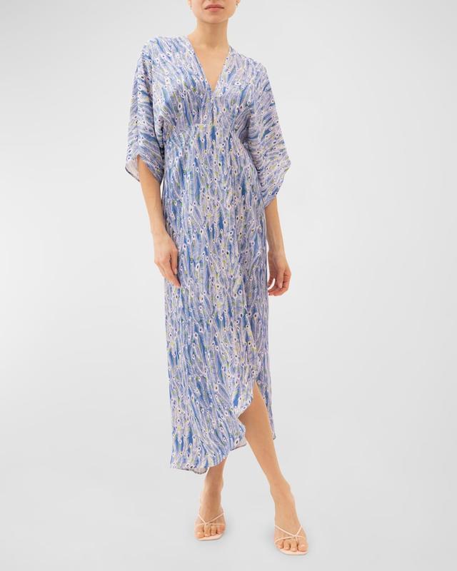 Katherine Peacock Maxi Dress  Product Image