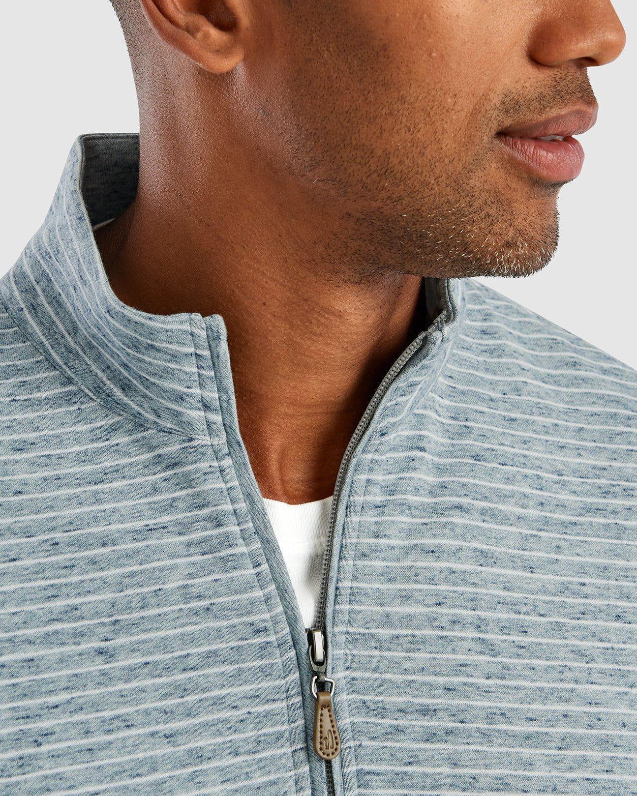 Skiles Striped 1/4 Zip Pullover Male Product Image