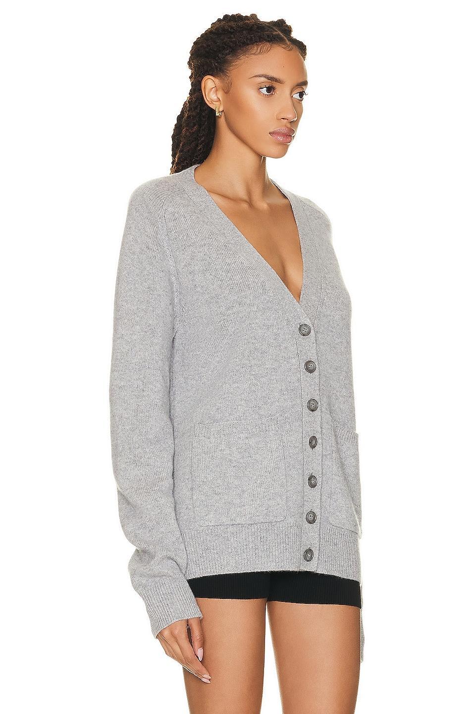 Eterne Theodore Cardigan in Black - Black. Size M/L (also in ). Product Image