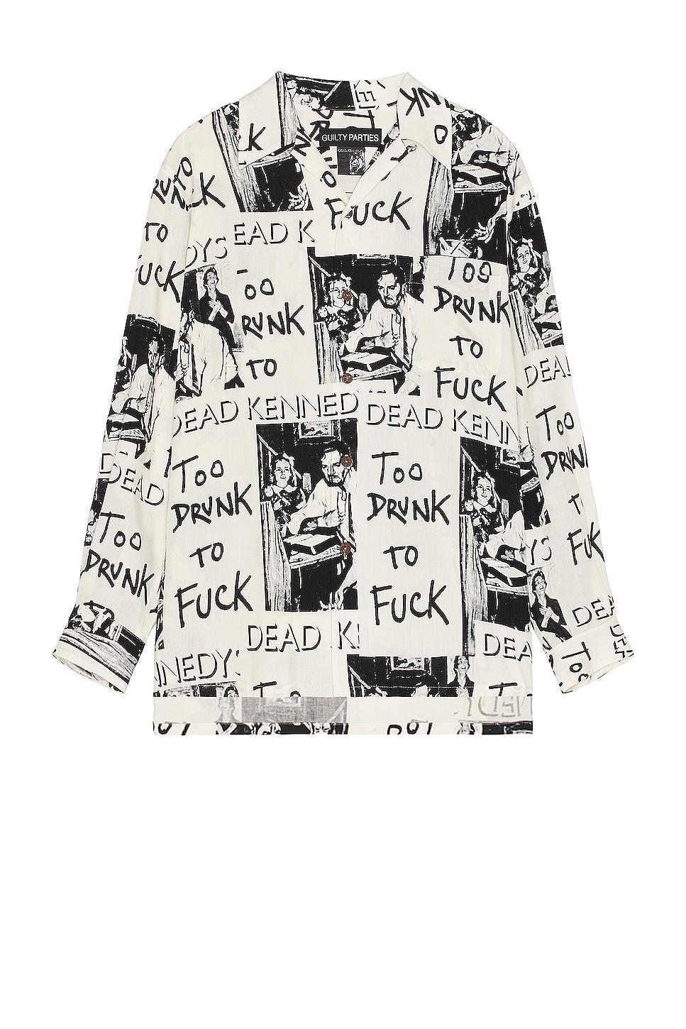 WACKO MARIA Dead Kennedys Hawaiian Long Sleeve Shirt Product Image