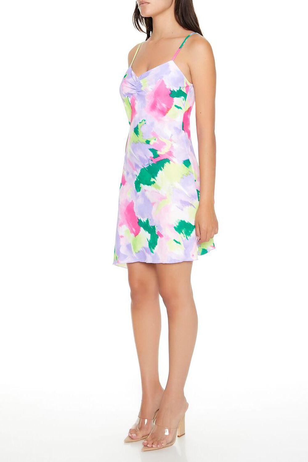 Watercolor Print Mini Slip Dress | Forever 21 Product Image