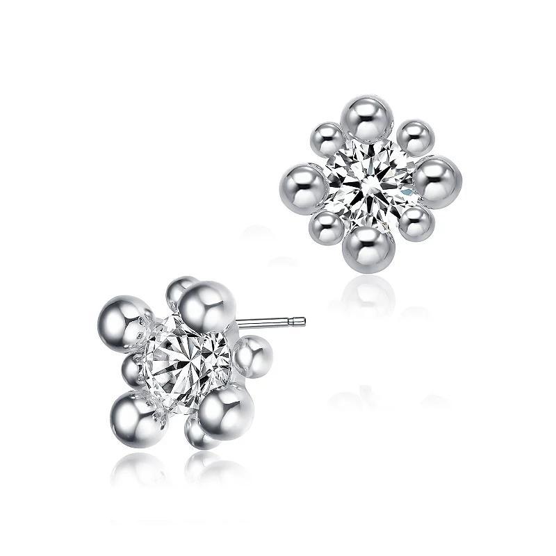 Sterling Silver Stud Earrings, Womens product image