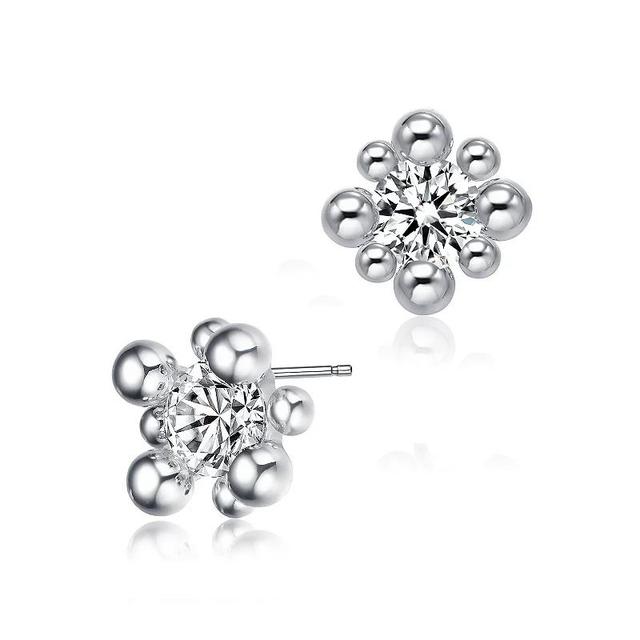 Sterling Silver Stud Earrings, Womens Product Image