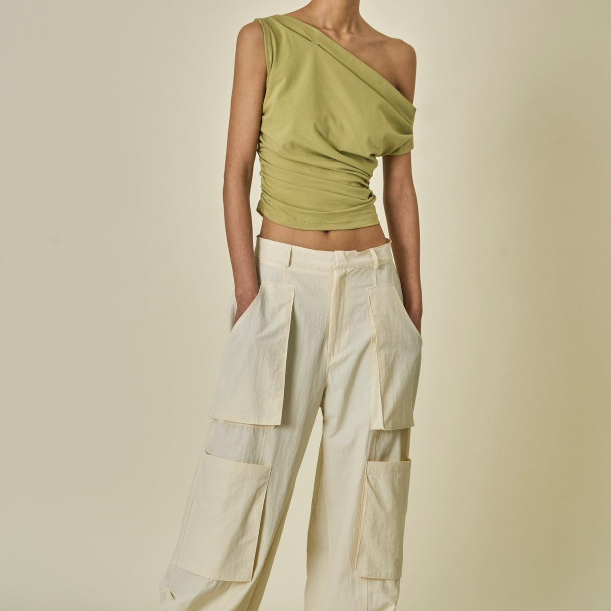 Rayleigh Cargo Pant in Cream Product Image