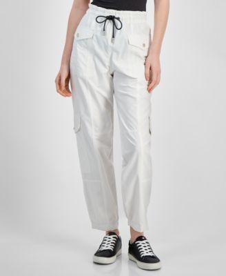 Tommy Hilfiger Womens Pull-On Tie-Waist Cargo Pants product image