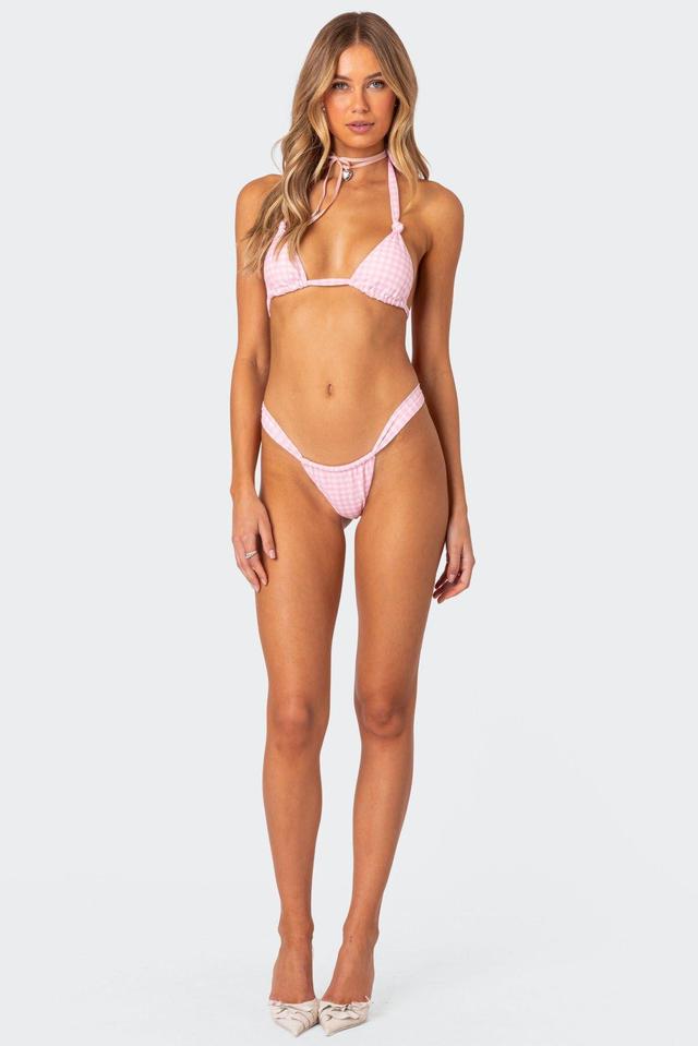 Gingham Bikini Bottom Product Image