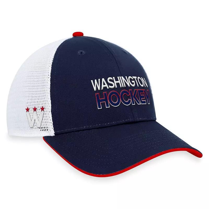 Mens Fanatics Branded Washington Capitals Authentic Pro Alternate Jersey Trucker Adjustable Hat, Blue Product Image