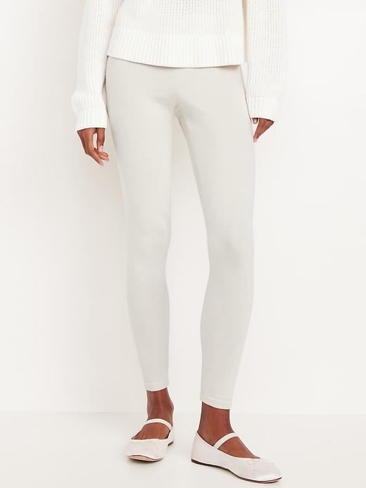 High-Waisted Fleece-Lined Leggings Product Image