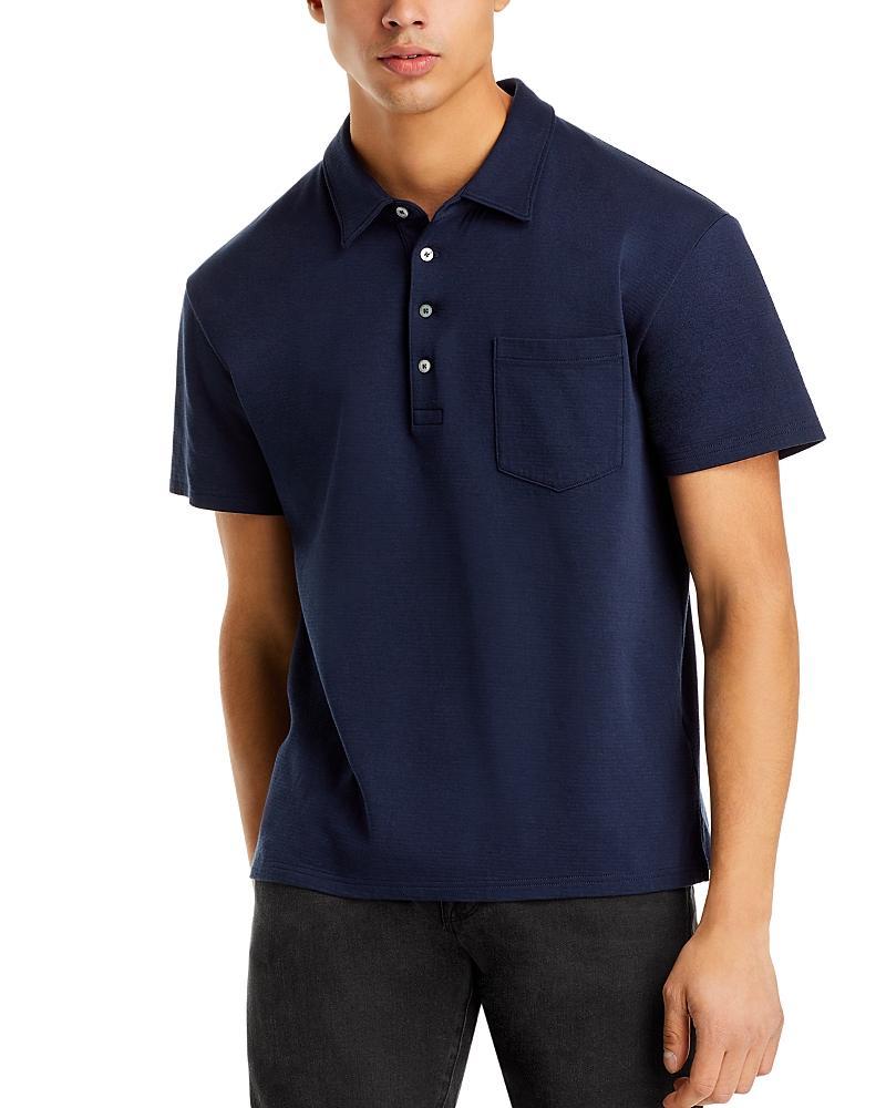 Mens Duo Fold Ribbed Polo Product Image