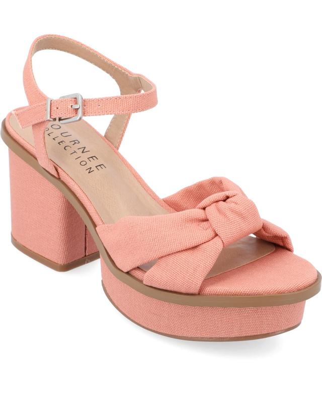 Journee Collection Womens Garner Platform Sandals Product Image