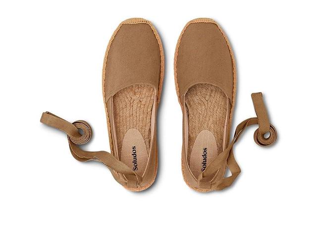 Soludos Original Lace-Up Espadrille (Cafe Taupe 1) Women's Flat Shoes Product Image