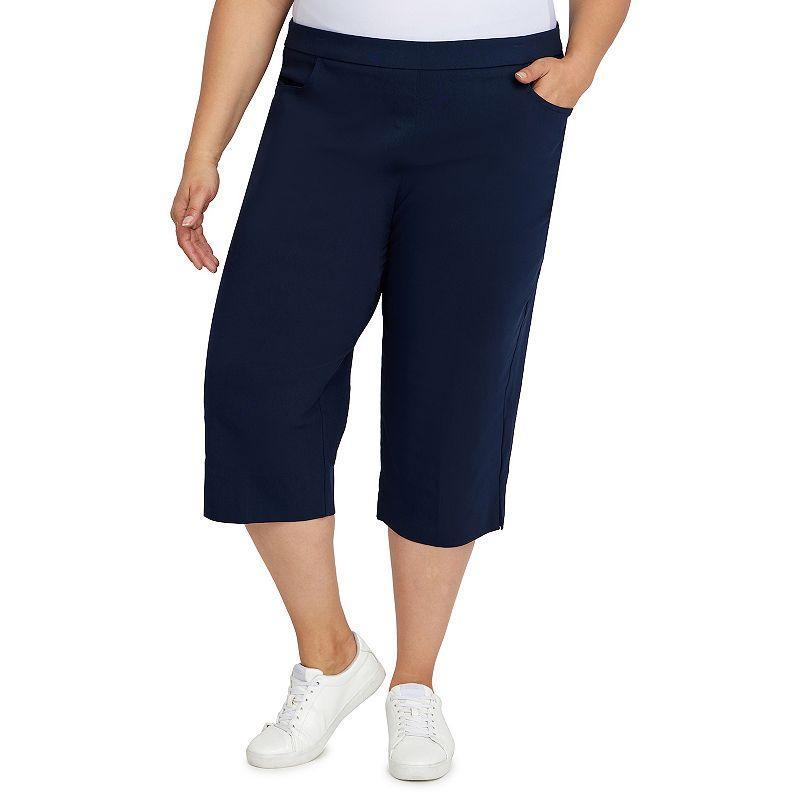 Plus Alfred Dunner Allure Capri Pants, Womens Product Image