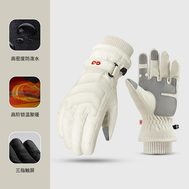 Lettering Snow Gloves Product Image